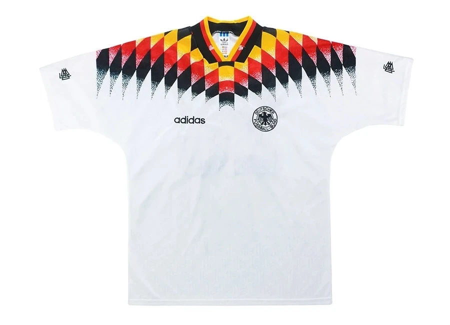 Adidas 1995 Germany Match Issue Home Shirt