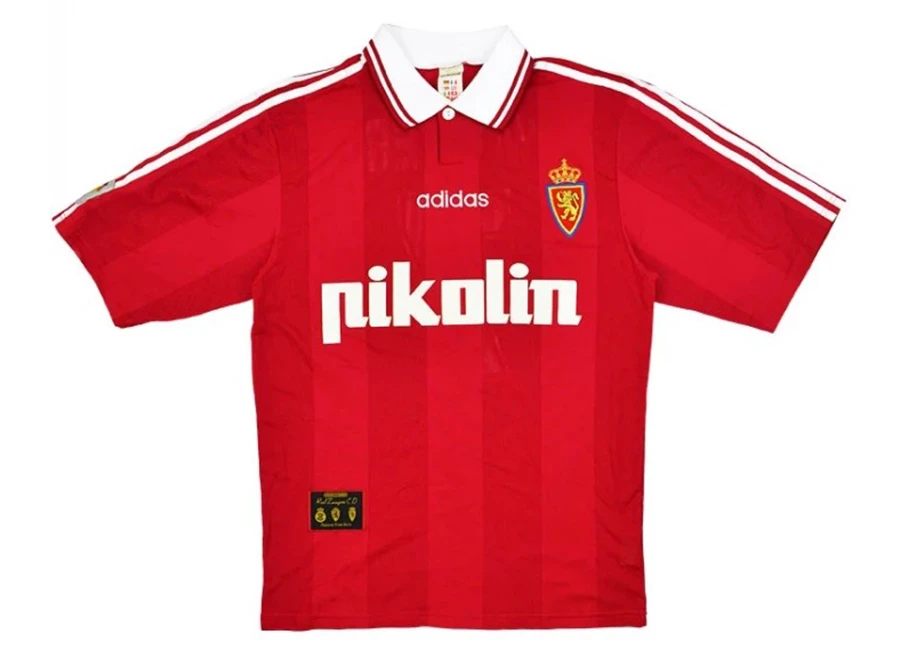 Adidas 1997-98 Real Zaragoza Match Issue Third Shirt
