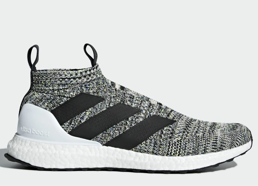 Adidas A 16+ Ultraboost Shoes - Off White / Core Black / Solar Yellow