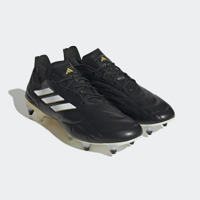 Adidas Copa Pure+ SG - Core Black / Cloud White / Gold Metallic