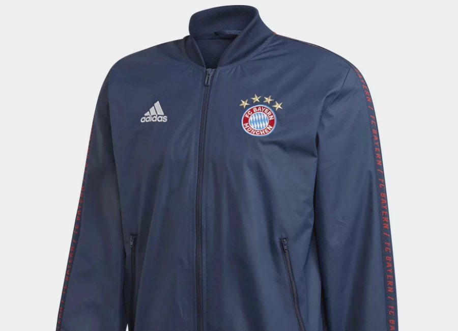 Adidas Bayern Munich 2018-19 Anthem Jacket - Collegiate Navy