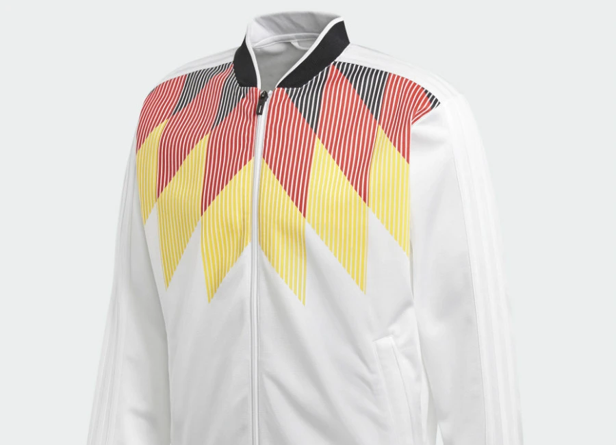 Adidas Germany Track Jacket - White / Black