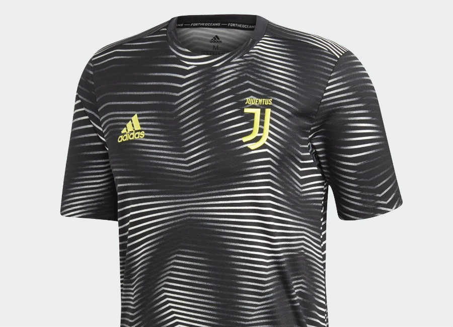 Adidas Juventus Home Pre-Match Jersey - Black / White