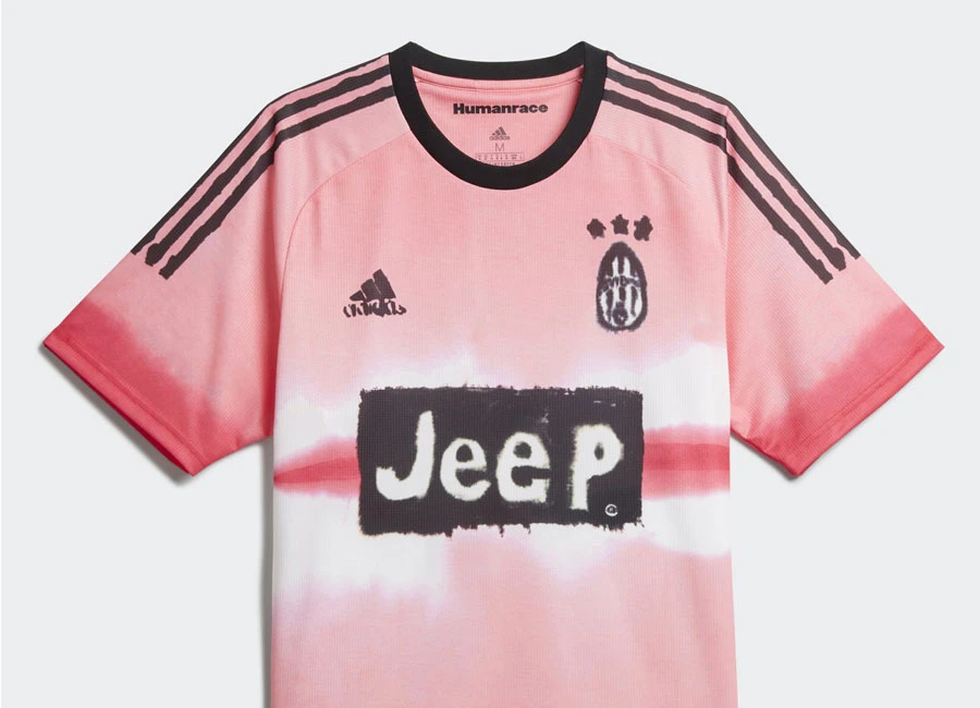 Adidas Juventus Human Race Jersey - Glow Pink / Black #juve #juventus #forzajuve #adidasfooball
