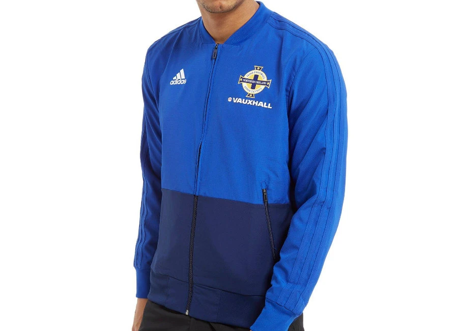 Adidas Northern Ireland 2018 Presentation Jacket - Blue