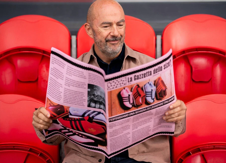 Adidas Originals Italia 70s La Gazzetta dello Sport Collection