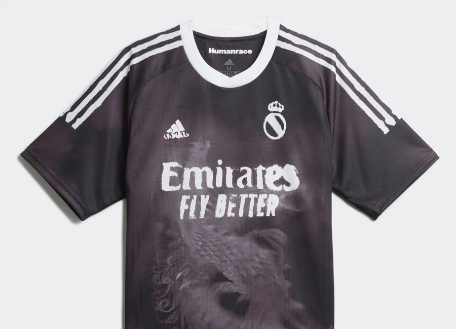Adidas Real Madrid Human Race Jersey - Black / White #RealMadrid #RealMadridcf #adidasfootball