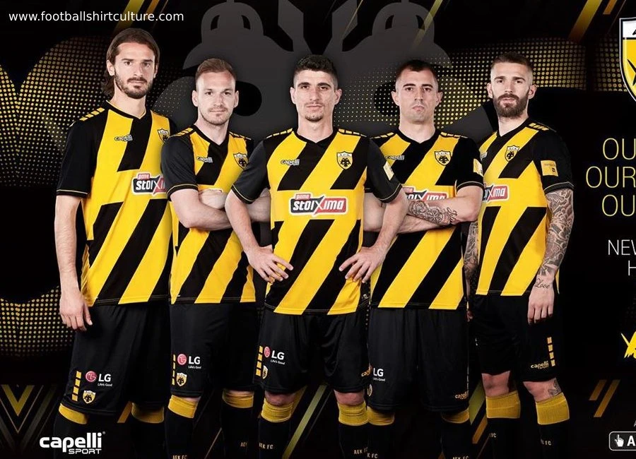 AEK Athens 2019-20 Capelli Sport Home Kit #AEKAthens #aekfamily #aekfc