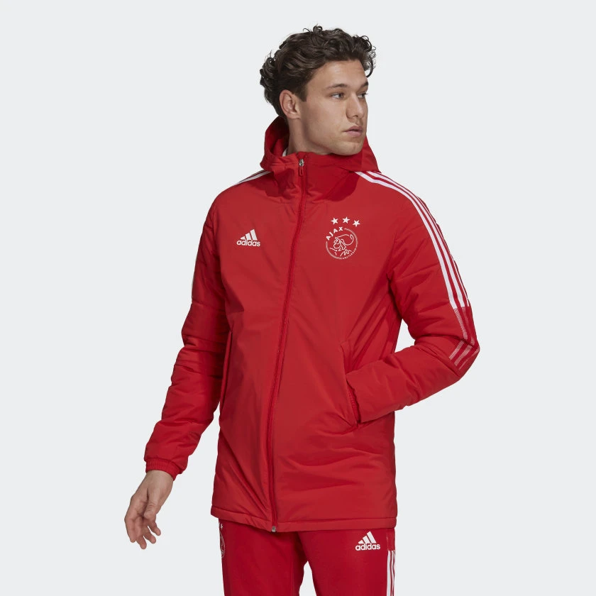 Ajax Amsterdam 21/22 Winter Jacket - Team Collegiate Red