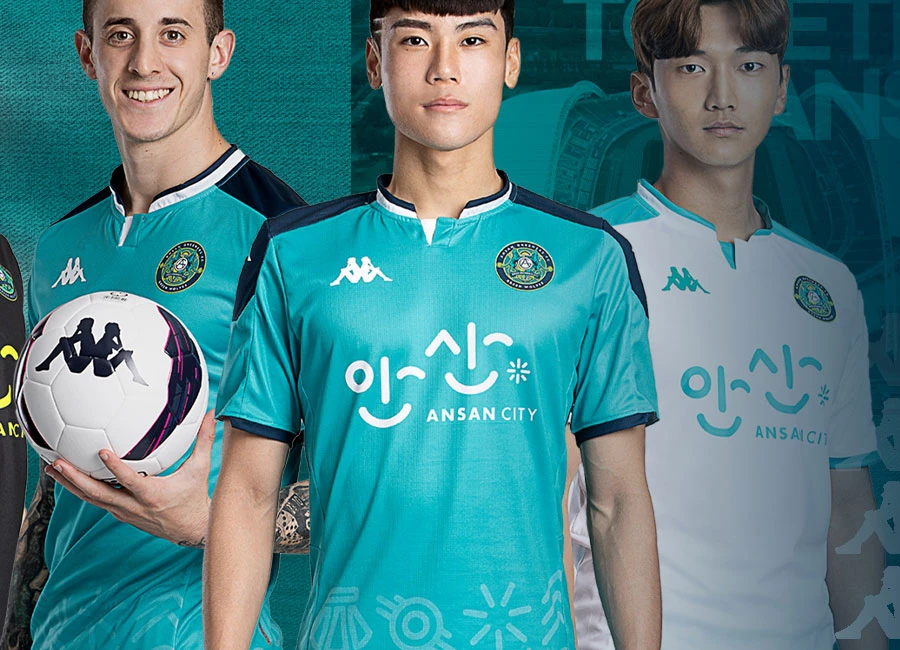 Ansan Greeners 2021 Kappa Home and Away Shirts #AnsanGreeners #kappasport