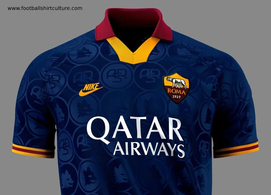 AS Roma 2019-20 Nike Third Kit #ASRoma #nikefootball #forzaroma