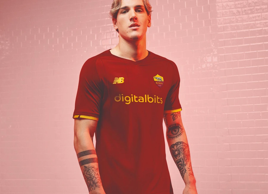 AS Roma 2021-22 New Balance Home Kit #NBFootball #OnlyRoma #asroma #forzaroma #roma