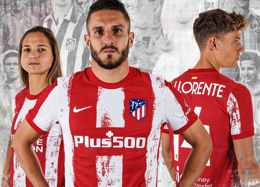 Atlético Madrid 2021-22 Nike Home Kit #atleti #AtléticoMadrid #nikefootball