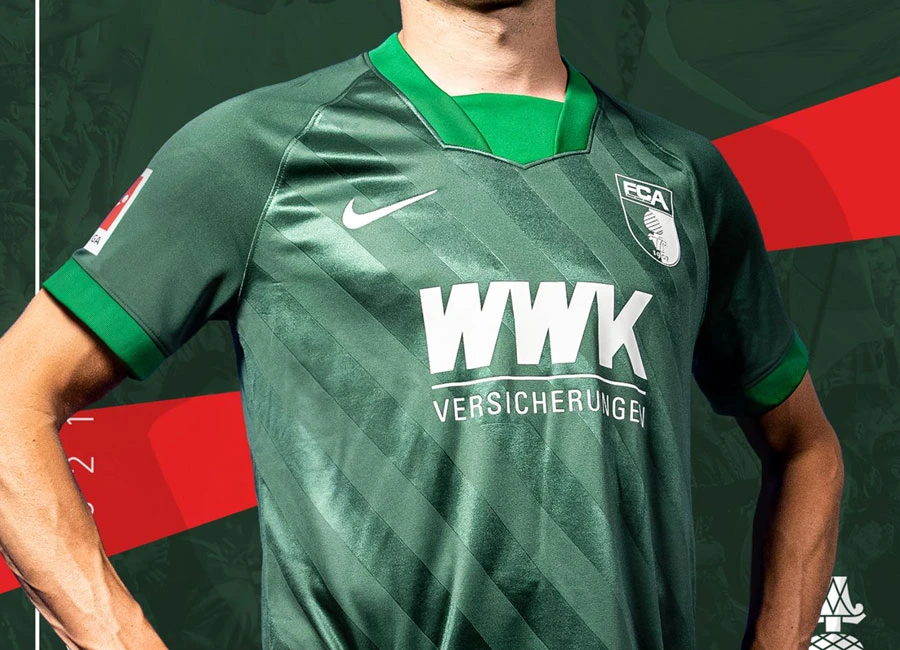 FC Augsburg 2020-21 Nike Away Kit #FCAugsburg #Augsburg #nikefootball