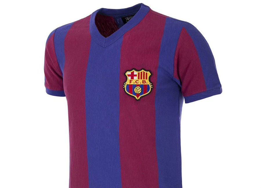 Barcelona 1955-56 Copa Home Retro Football Shirt
