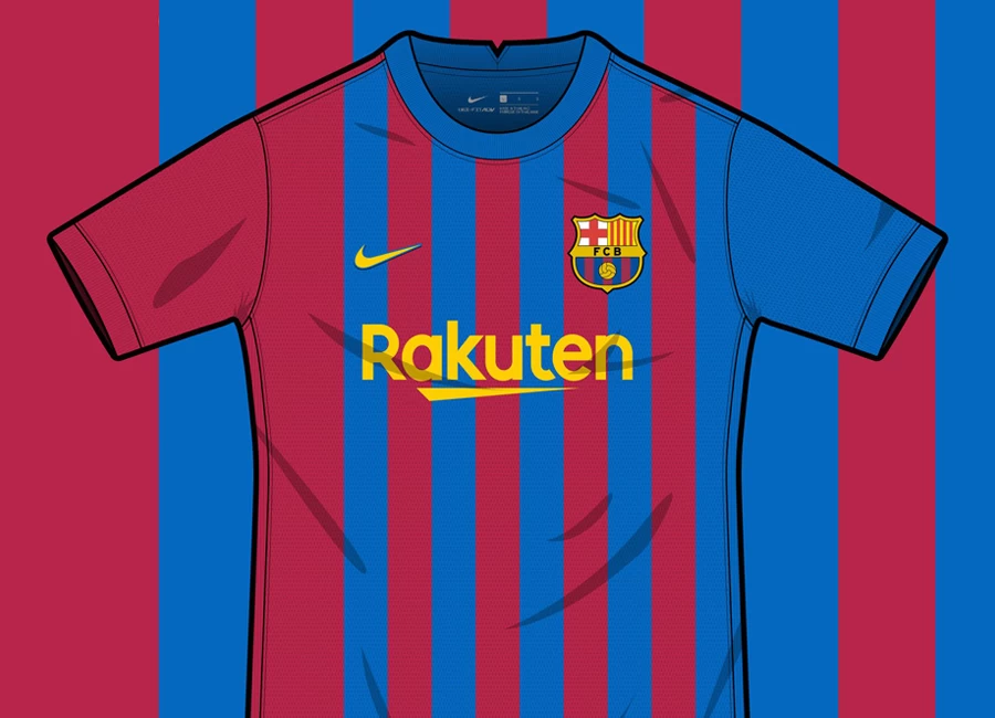 Barcelona X Nike Home Shirt Concept by Pineftbl