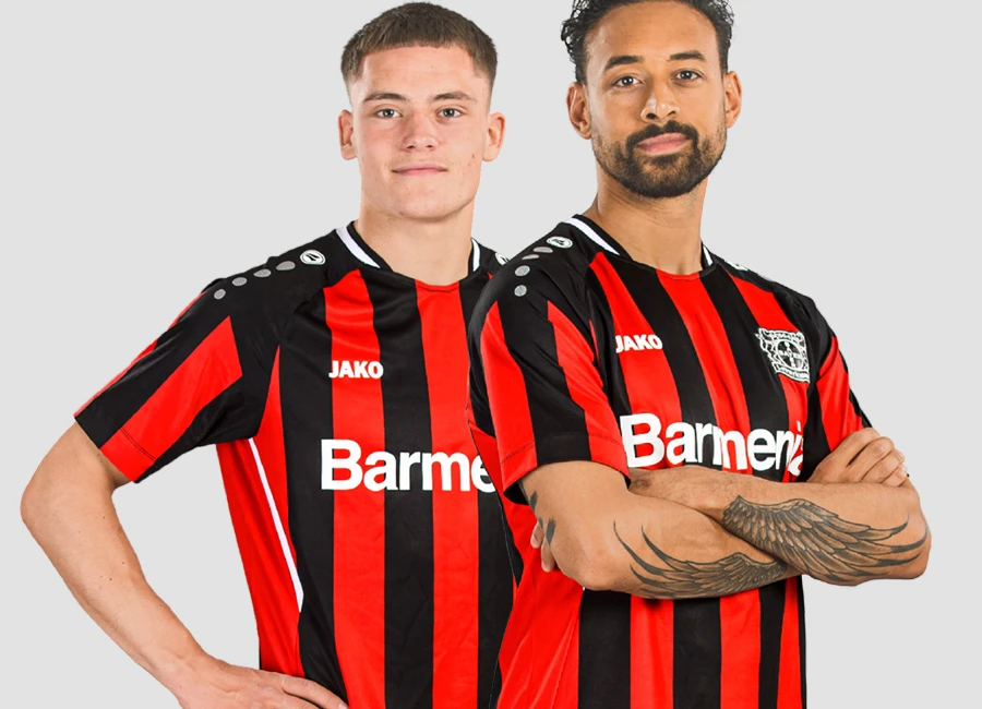Bayer 04 Leverkusen 2021-22 Jako Home Kit #Werkself #Bayer04 #Bayer04Leverkusen