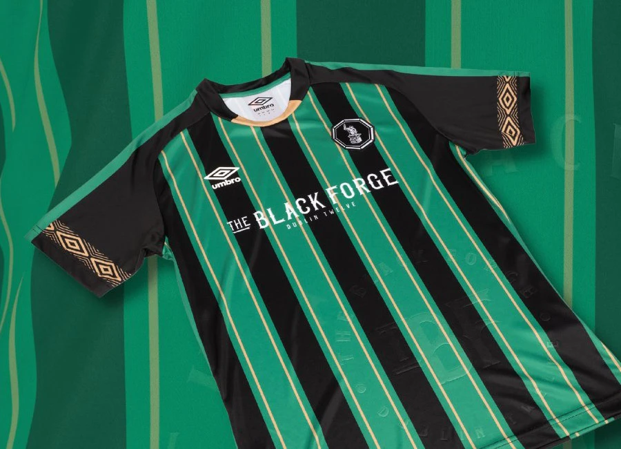 Black Forge 2022 Umbro Home Jersey #umbro #ConorMcGregor #TheNotoriousMMA #TheBlackForgeInn #UmbroIreland