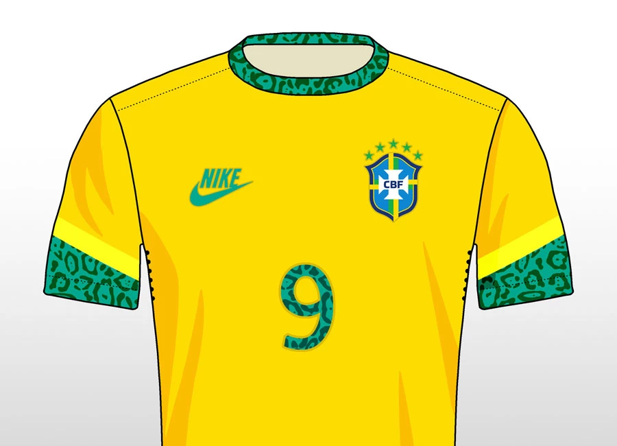 Brazil X Nike X WWF Shirt Concept by Tombot