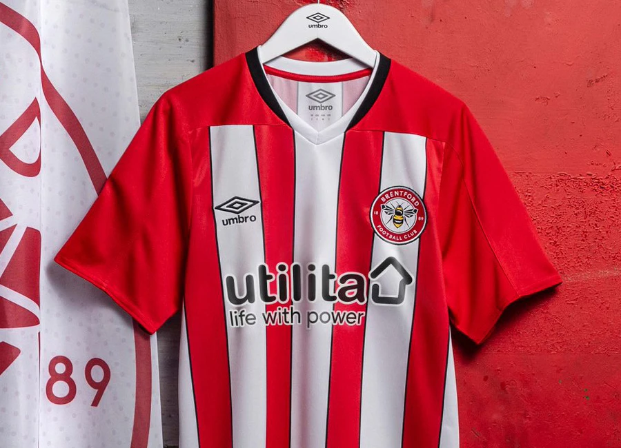 Brentford 2020-21 Umbro Home Kit #Brentford #Brentfordfc #umbro