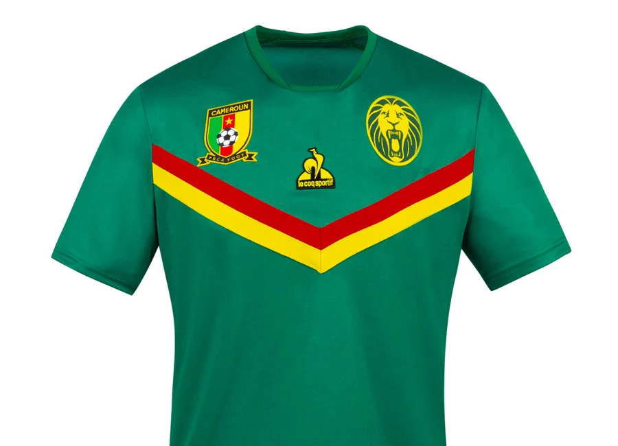 Cameroon 2021 Le Coq Sportif Home Kit #CMRZIM #AllezLesLions #FecaFoot
