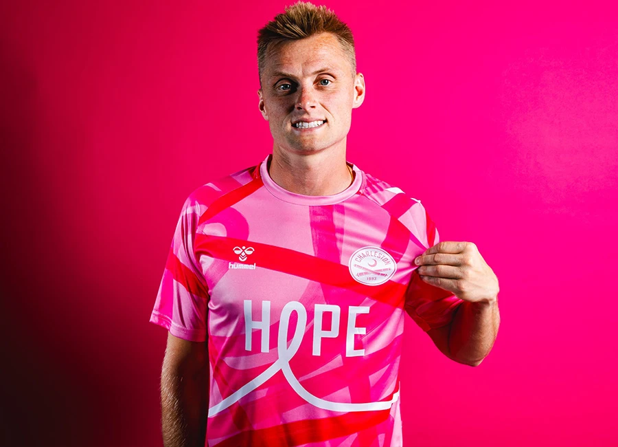 Charleston Battery 2025 Hummel Pink Ribbon Warm-up Shirt