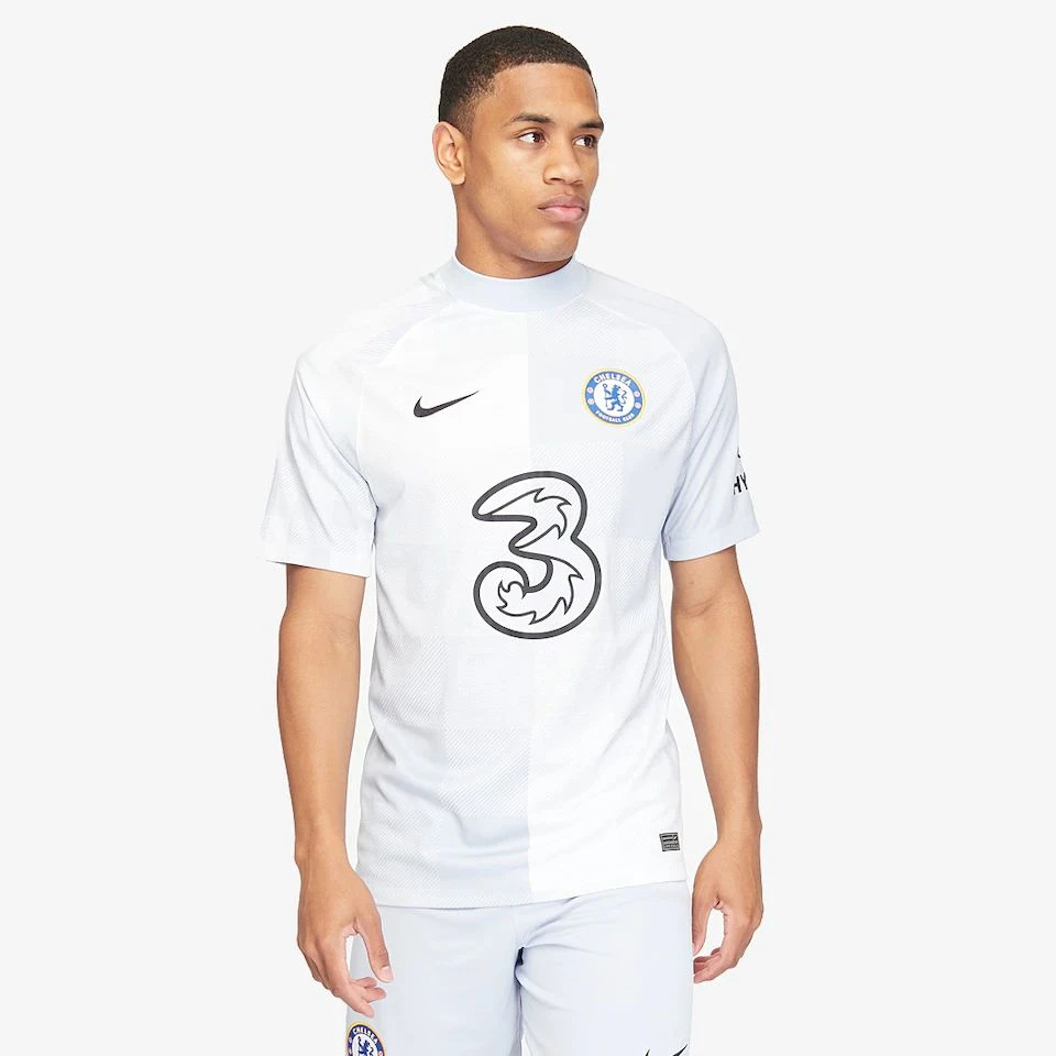 Chelsea F.C. 2021/22 Stadium Goalkeeper - Ghost / Ghost / Black