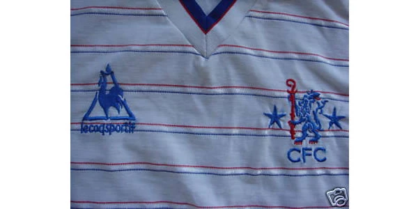 CHELSEA LE COQ SPORTIF AWAY SHIRT 84-86 MATCH WORN L/S CHELSEA LE COQ SPORTIF AWAY SHIRT 84-86 MATCH WORN L/S