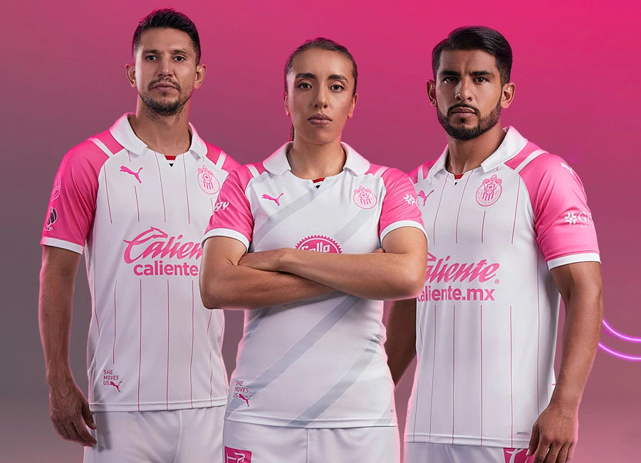 Chivas 2021 Puma Pink October Kit #Cambiemoselnúmero #Chivas #pumafootball