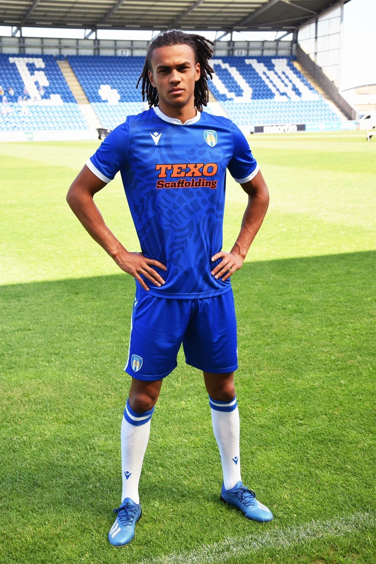 colchester united 2020 2021 home kit