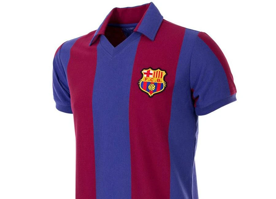 COPA FC Barcelona 1980-81 Home Retro Football Shirt