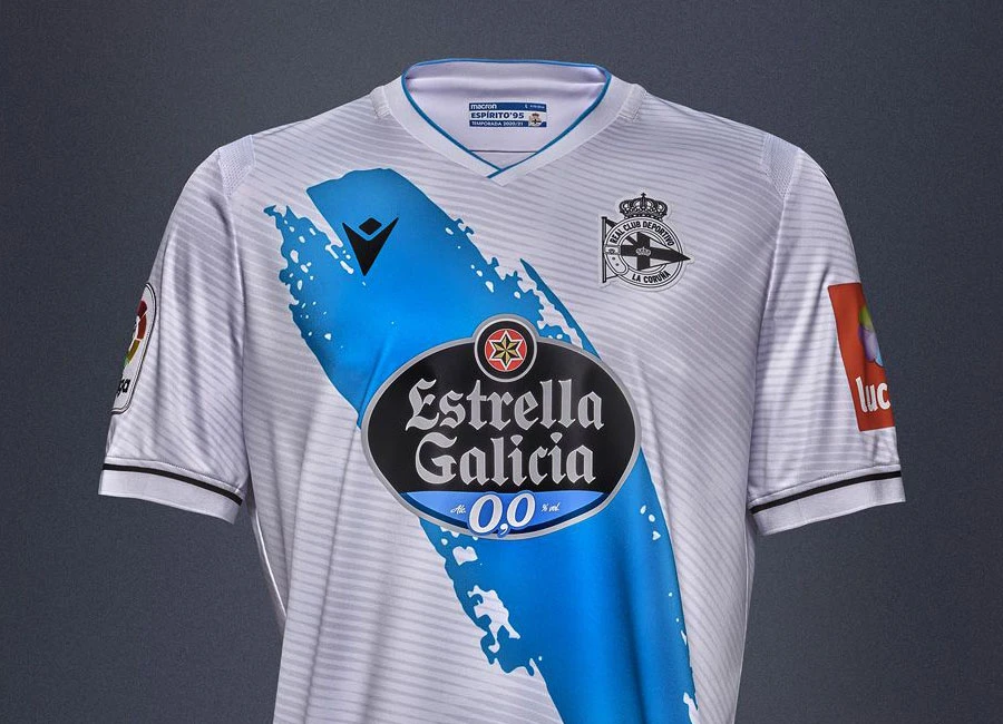 Deportivo de La Coruña 2020-21 Macron Away Shirt #Galicia2021 #Dépor2021 #Dépor #macronsports