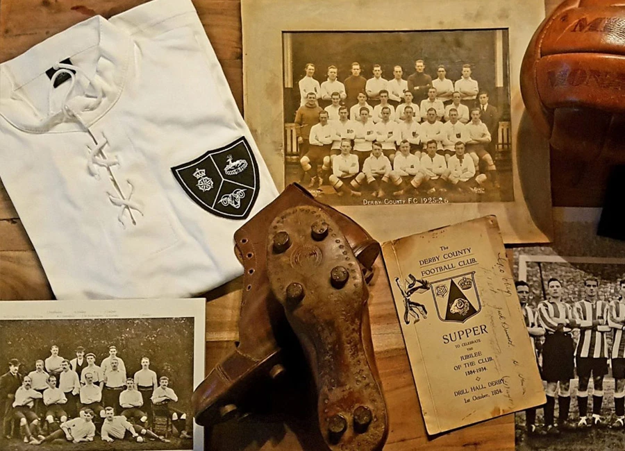 Derby County 1924-26 Retro Home Shirt