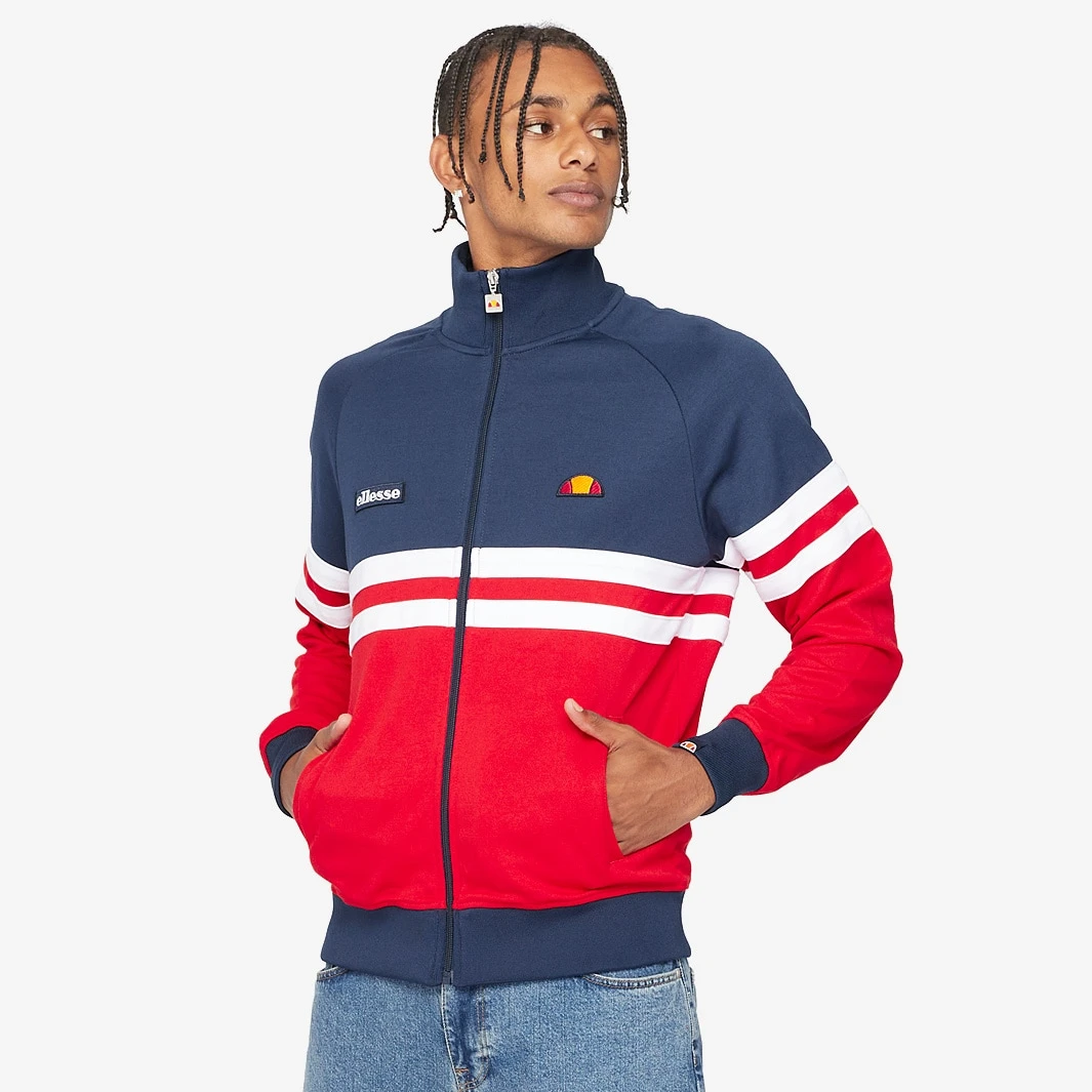 Ellesse Rimini Track Top - Navy / Red / White