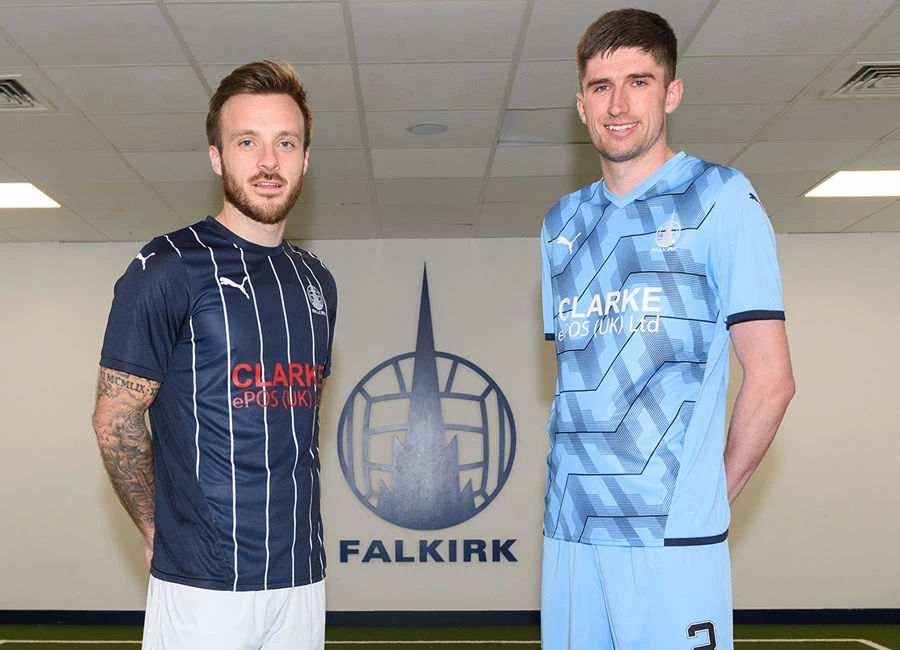 Falkirk FC 2021-22 Puma Home and Away Kits