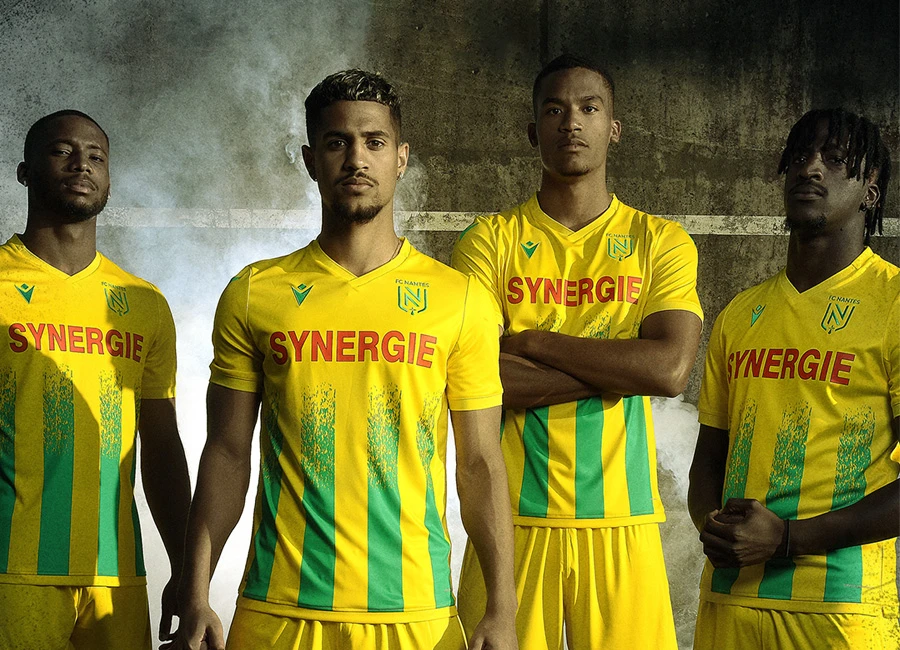 FC Nantes 2020-21 Macron Home Kit #FCNantes #macronfootball
