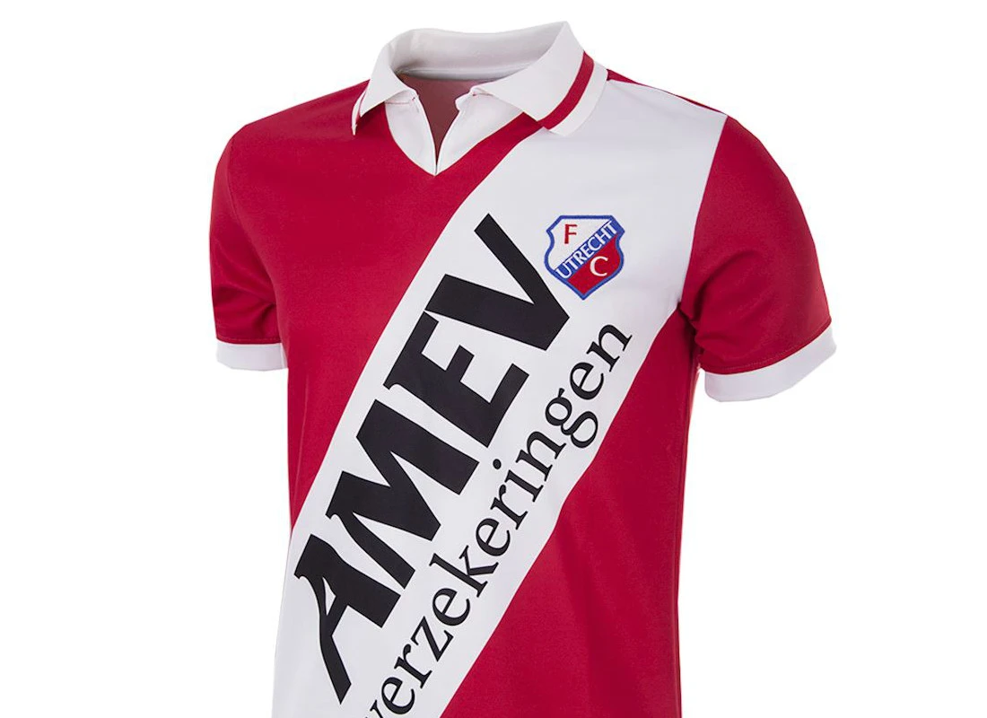 FC Utrecht 1993-94 Copa Home Retro Football Shirt #FCUtrecht #Utrecht #uuuuu
