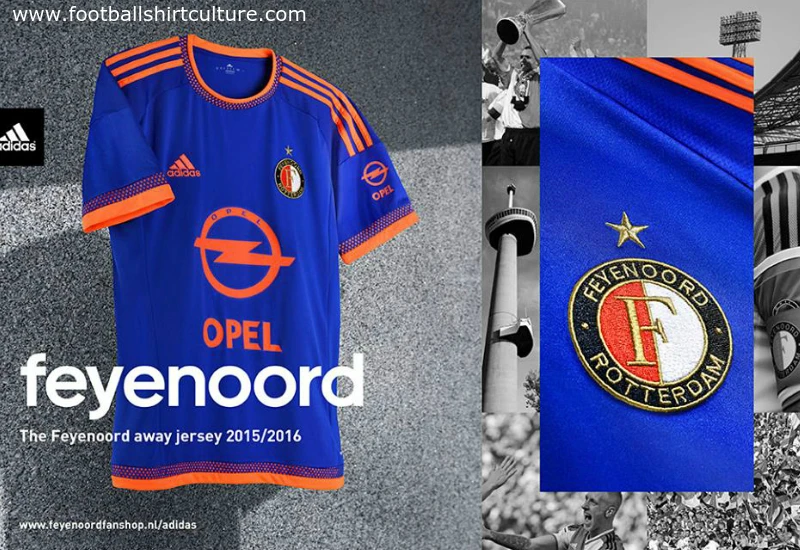 Feyenoord 15/16 adidas Away Football Shirt