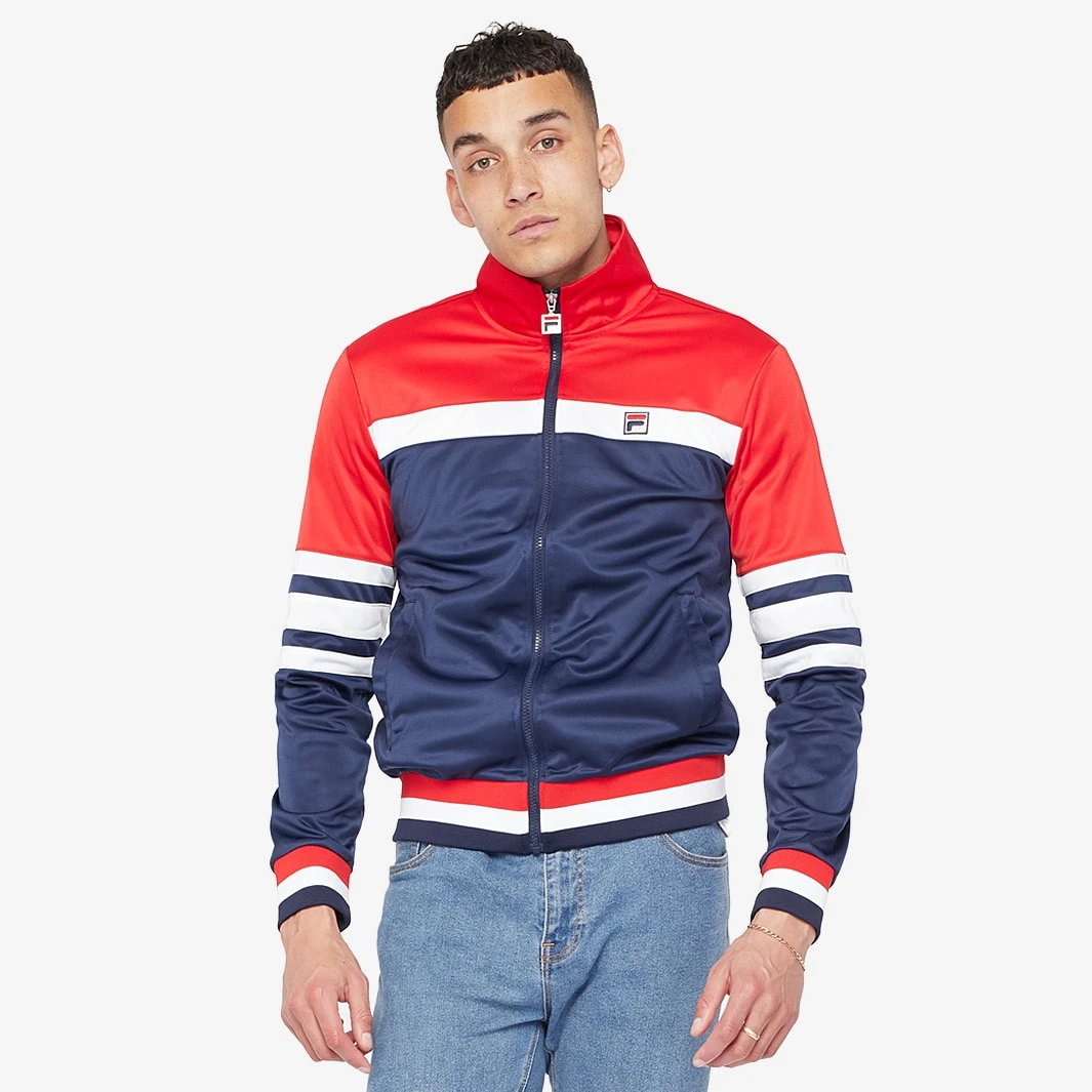 FILA Heritage Courto MK2 Track Top - Peacoat / Chinese Red / White