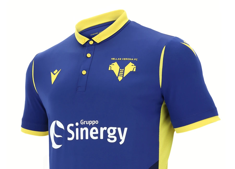 Hellas Verona 2020-21 Macron Home Kit #HellasVerona #DaiVerona #HVFC #macronsports