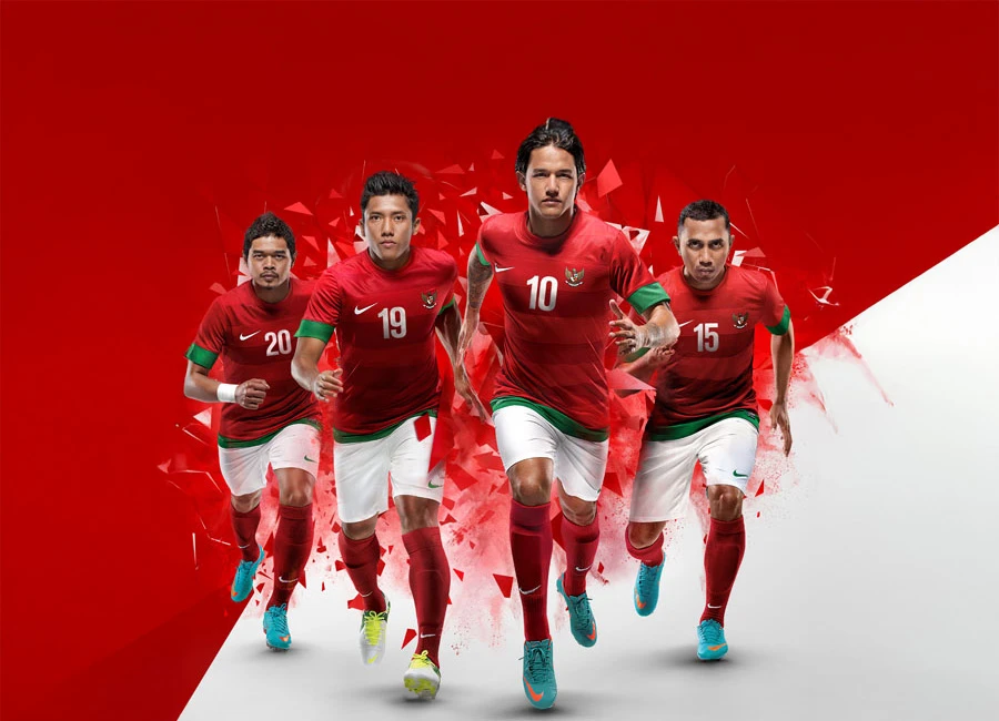 Indonesia 12/14 Home Nike Football Shirt