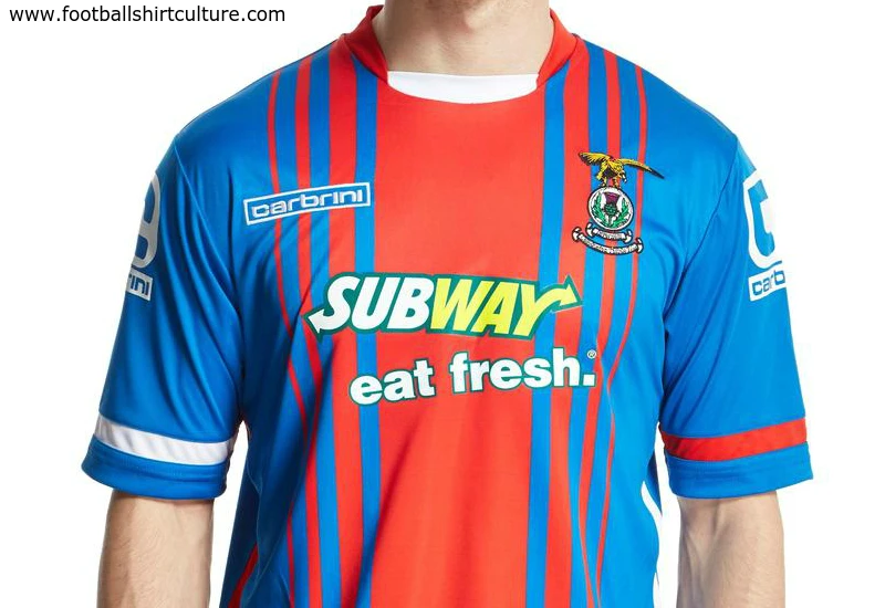 Inverness CT 15/16 Carbrini Home Football Shirt