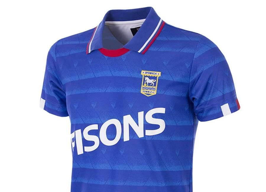 Ipswich Town FC 1991-92 Copa Retro Football Shirt