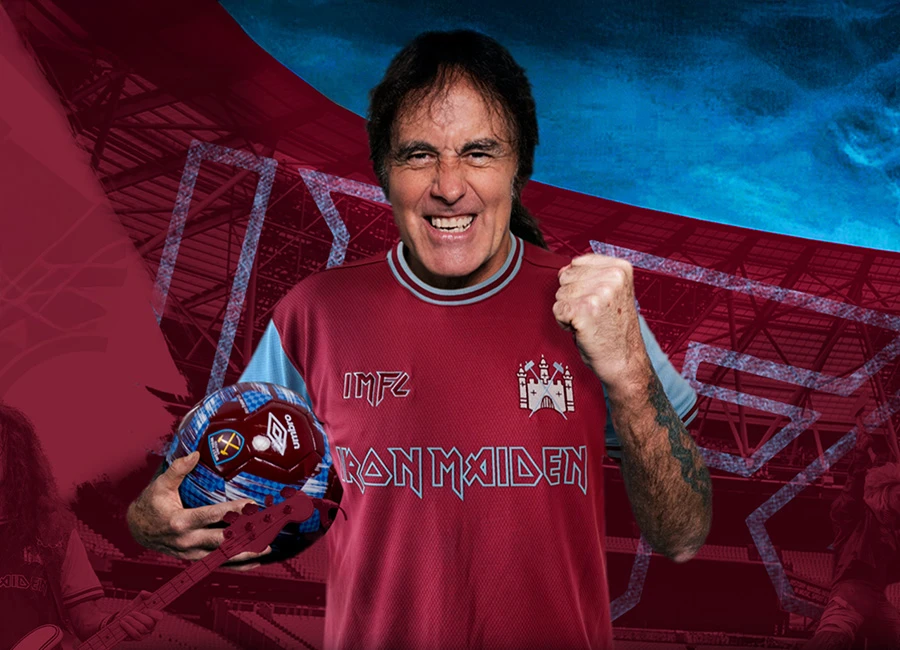 Iron Maiden X West Ham 50th Anniversary Home Shirt