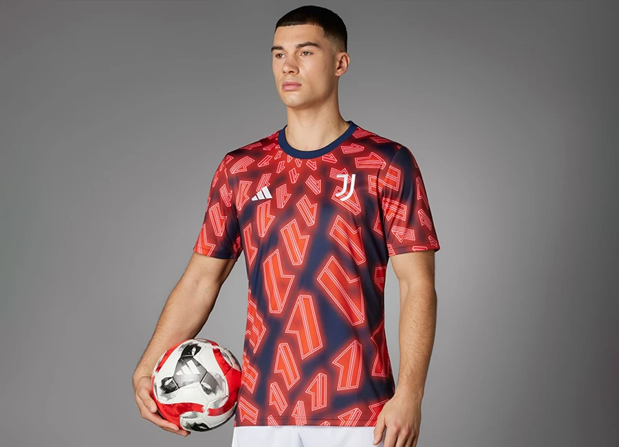 Juventus 2024 Adidas Pre-Match Jersey - Night Indigo / Semi Solar Red