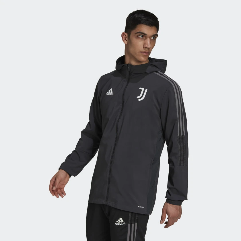 Juventus 21/22 Tiro Presentation Track Top - Carbon