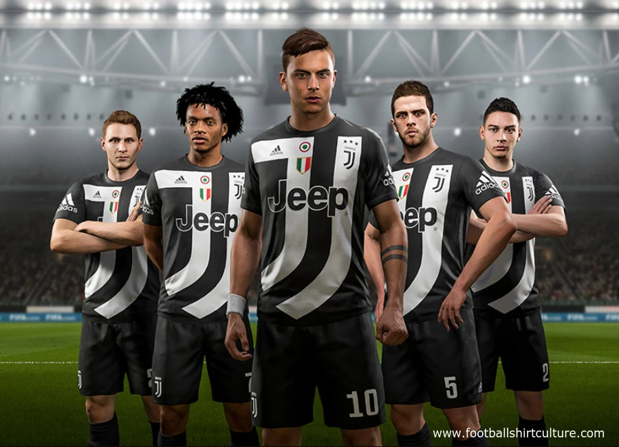 Juventus X Adidas X FIFA 18 Digital Fourth Kit