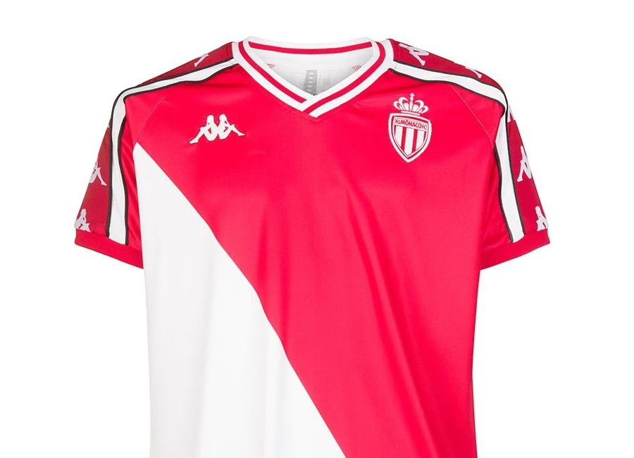 AS Monaco Kappa Retro Aniet Shirt - Red / White