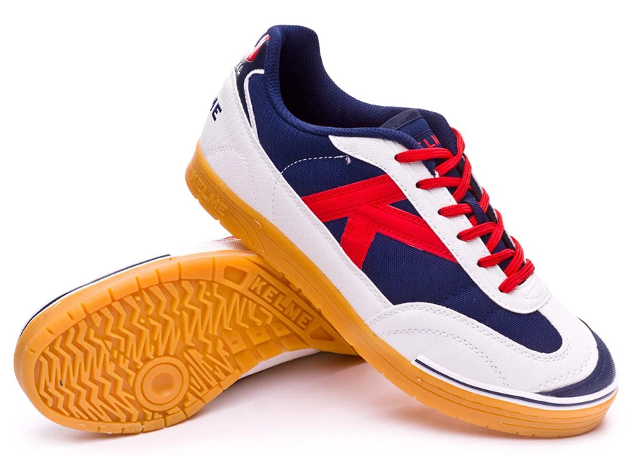 Kelme Trueno Sala 2.0 Shoes - White / Marino