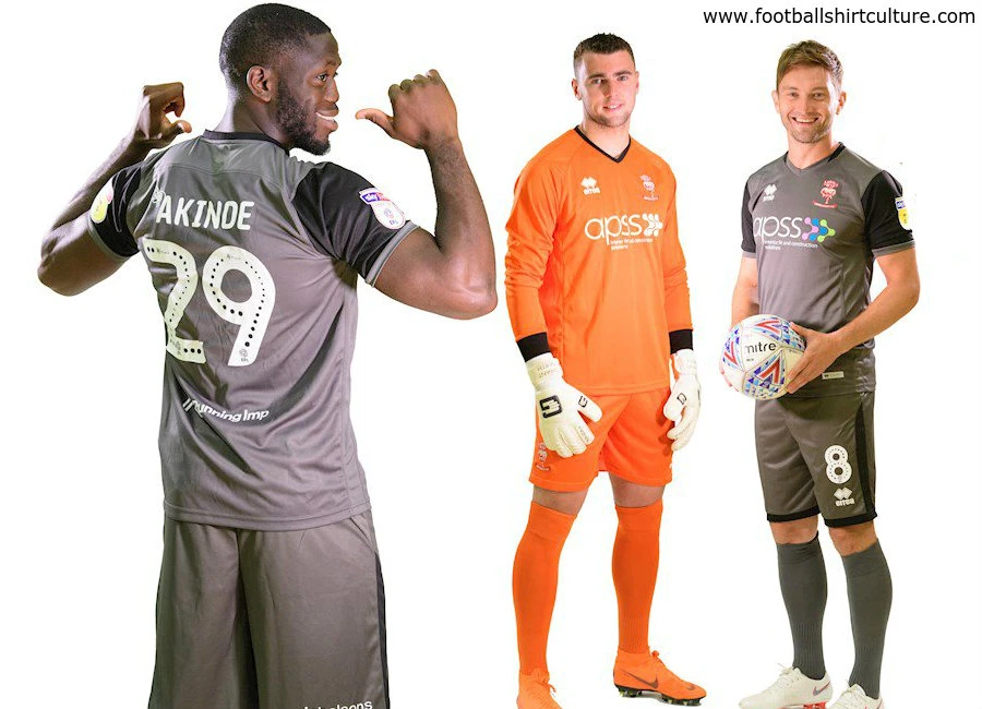Lincoln City 2018-19 Errea Away Kit